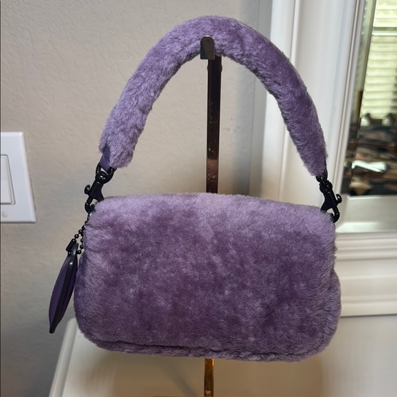 Coach Pillow Tabby Shoulder Bag 18 In Shearling - Picture 2 of 7